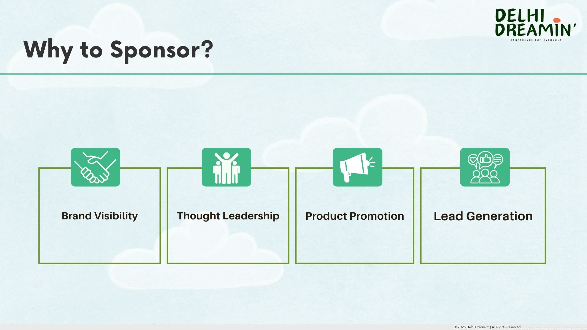 Delhi Dreamin Sponsor Call