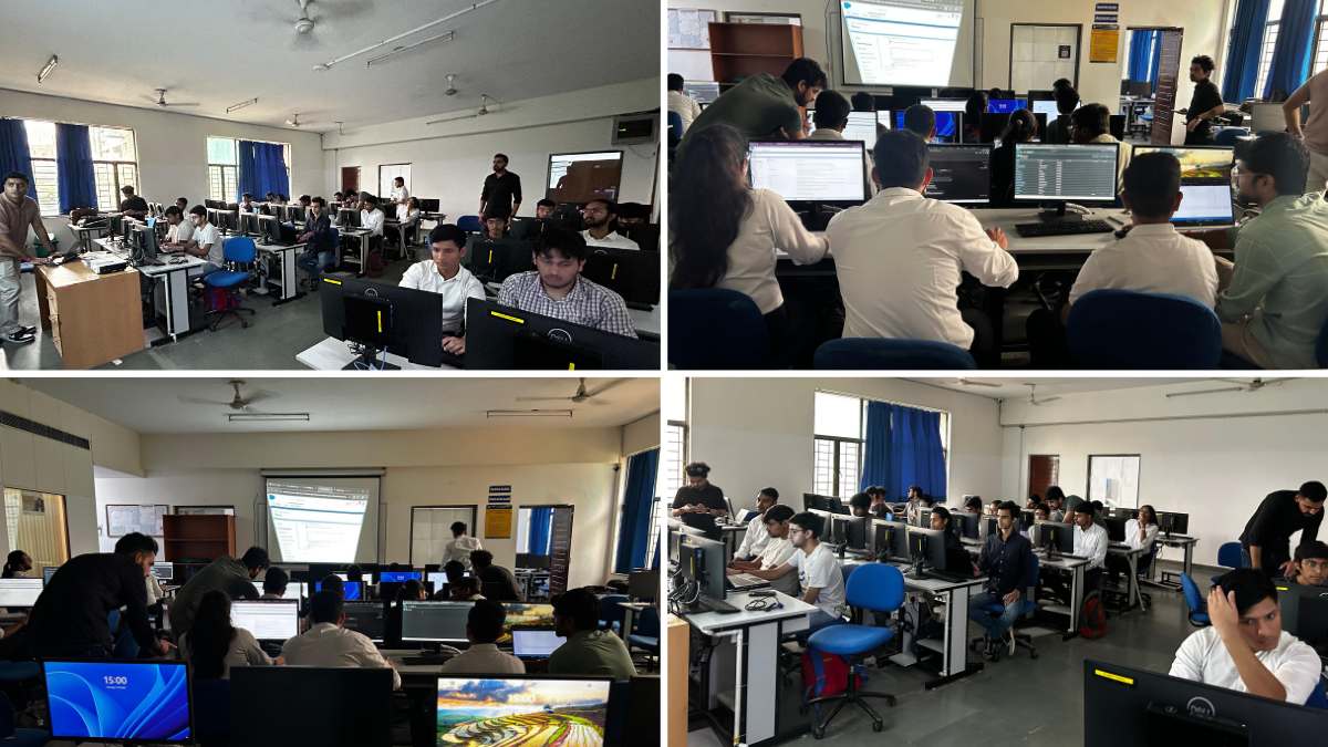 Interactive Q&A session with Amity students