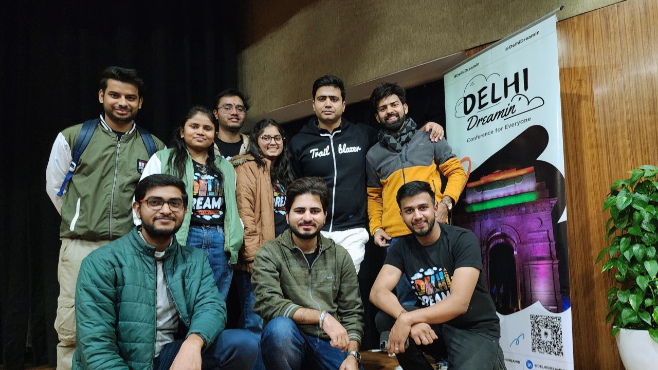 Delhi Dreamin End Of Year Bash Meetup - December 2024 - Team Photo